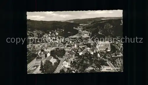 hf11117 Pruem Eifel Fliegeraufnahme Kategorie. Pruem Alte Ansichtskarten