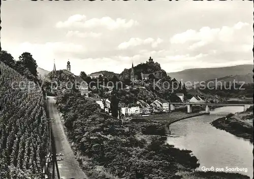 Saarburg Saar Panorama Kat. Saarburg