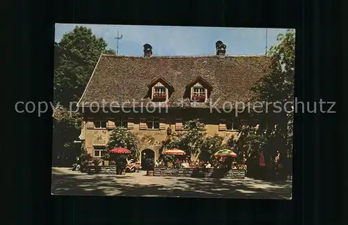 Grossholzleute Gasthof Pension Adler Historisches Gebaeude 15. Jahrhundert Kat. Isny im Allgaeu