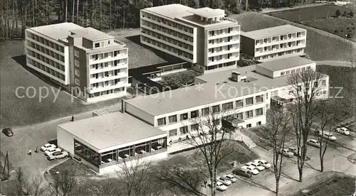 Neutrauchburg Kuranstalt Schwabenland Fliegeraufnahme Heilklimatischer Kurort Kat. Isny im Allgaeu