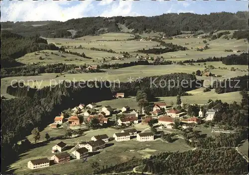 Neutrauchburg Fliegeraufnahme Heilklimatischer Kurort Kat. Isny im Allgaeu