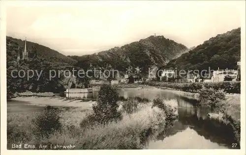 Bad Ems Am Lahnwehr  Kat. Bad Ems