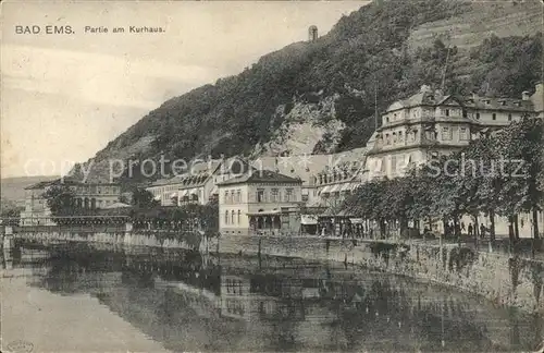 Bad Ems Partie am Kurhaus Kat. Bad Ems