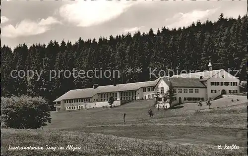 Isny Allgaeu Sportsanatorium Kat. Isny im Allgaeu