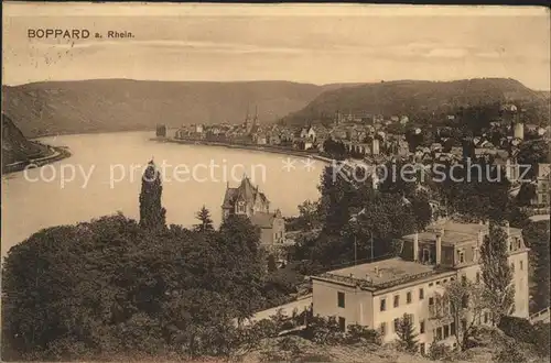 Boppard Rhein Panorama Kat. Boppard