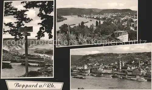 Boppard Rhein Panorama Kat. Boppard