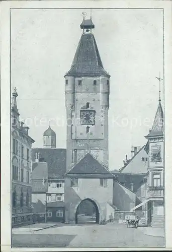 Biberach Riss Tor Turm Kat. Biberach an der Riss