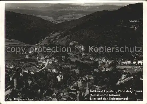 Eppstein Taunus Fliegraufnahme Kaisertempel / Eppstein /Main-Taunus-Kreis LKR