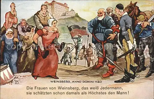 Weinsberg Karikatur Kat. Weinsberg