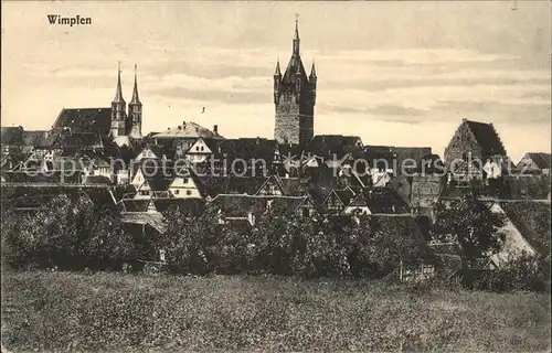 Bad Wimpfen Ortsansicht Kat. Bad Wimpfen