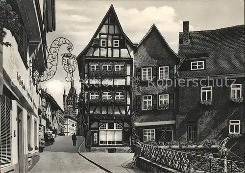 Bad Wimpfen Salzgasse Adlerbrunnen Blauer Turm Kat. Bad Wimpfen