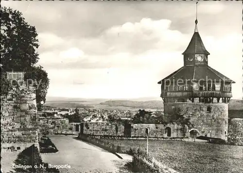 Esslingen Neckar Burgpartie Kat. Esslingen am Neckar