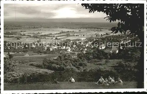 Bad Bergzabern Panorama Picknick Kat. Bad Bergzabern