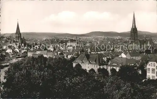 Kaiserslautern Totalansicht mit Kirchen Kat. Kaiserslautern