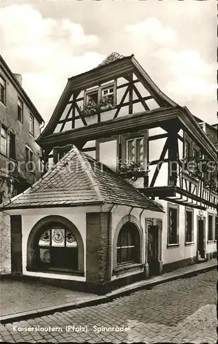 Kaiserslautern Spinnraedl Historisches Gasthaus Fachwerkhaus Kat. Kaiserslautern