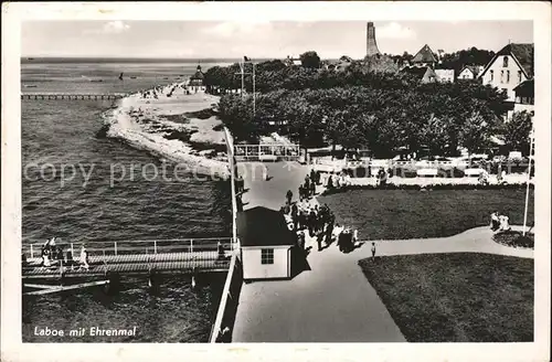 Laboe Strand Promenade Marine Ehrenmal Kat. Laboe