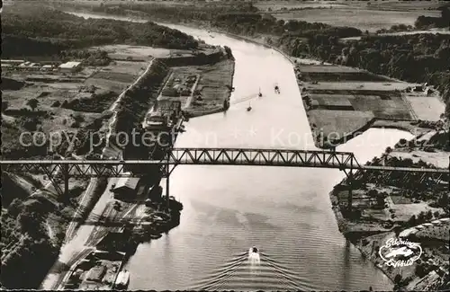 Holtenau Kiel Prinz Heinrich Bruecke Fliegeraufnahme Kat. Kiel