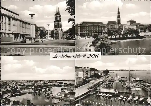 Kiel Kirchen Panorama Hafen Kat. Kiel