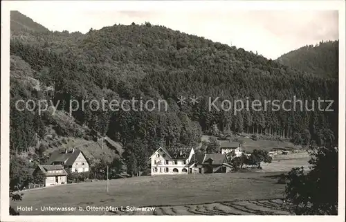 Unterwasser Ottenhoefen im Schwarzwald Hotel Kat. Ottenhoefen im Schwarzwald