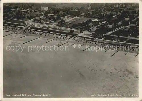 Duhnen Fliegeraufnahme  Kat. Cuxhaven