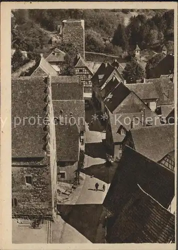 Bad Wimpfen RoterTurm und Daecher Kat. Bad Wimpfen