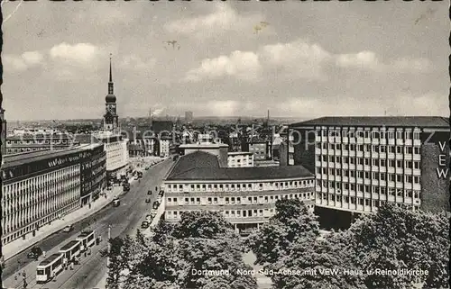 Dortmund Strassenbahn Reinoldikiche  Kat. Dortmund