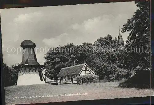 Unna Koenigsborn Friedrichsborn Salzsiederhaeuschen Kat. Unna