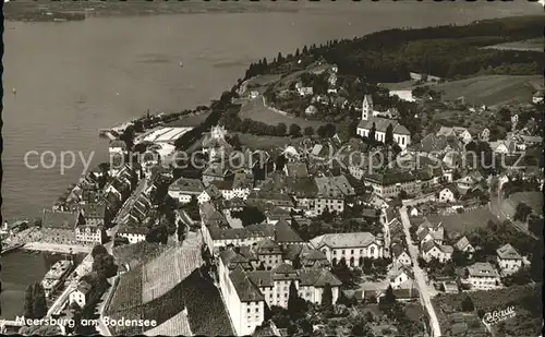 Meersburg Bodensee Fliegeraufnahme Kat. Meersburg