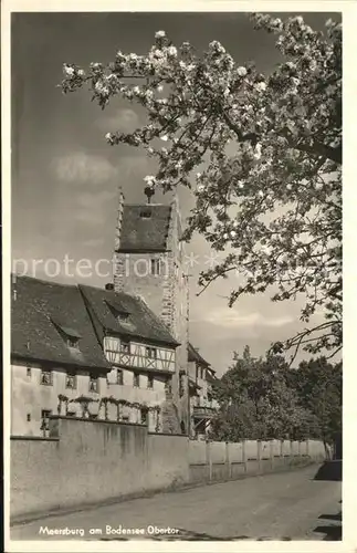 Meersburg Bodensee Partie am Obertor Kat. Meersburg