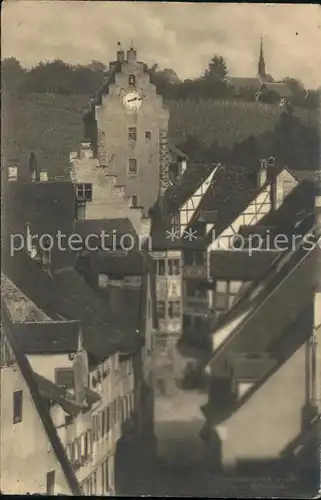 Meersburg Bodensee Blick zum Obertor Kat. Meersburg