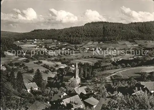 Wilhelmsfeld Ortsansicht mit Kirche Luftkurort Kat. Wilhelmsfeld