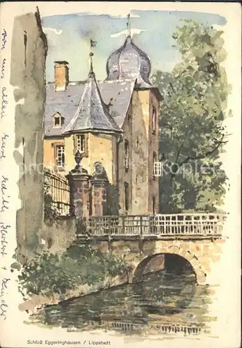 Lippstadt Schloss Eggeringhausen Kuenstlerkarte Kat. Lippstadt