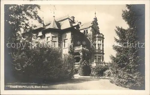 Bad Boll Haus Vopelius Kat. Boll