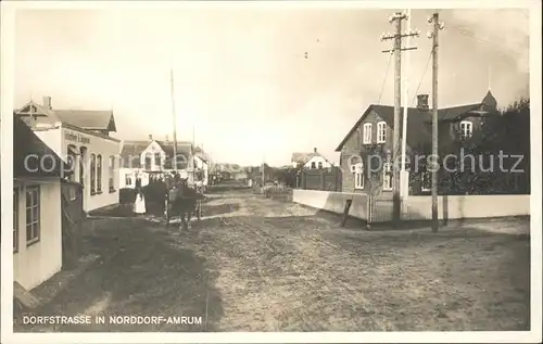 Norddorf Amrum Dorfstrasse Kat. Norddorf