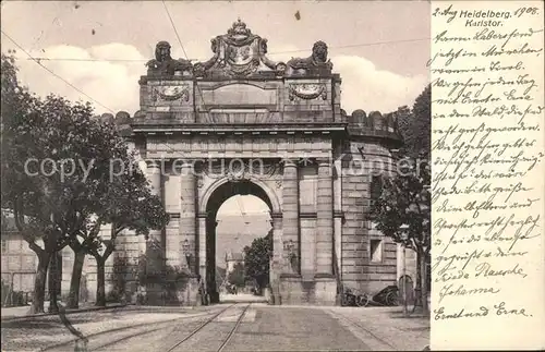 Heidelberg Neckar Karlstor Kat. Heidelberg