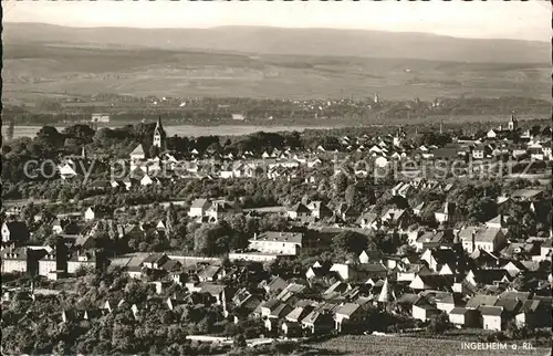 Ingelheim Rhein Panorama Kat. Ingelheim am Rhein