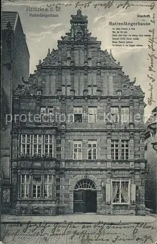 Hameln Rattenfaengerhaus Kat. Hameln