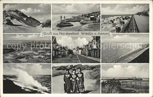 Wittduen Nordseebad Amrum Strand Duenen Tracjt Kat. Wittduen