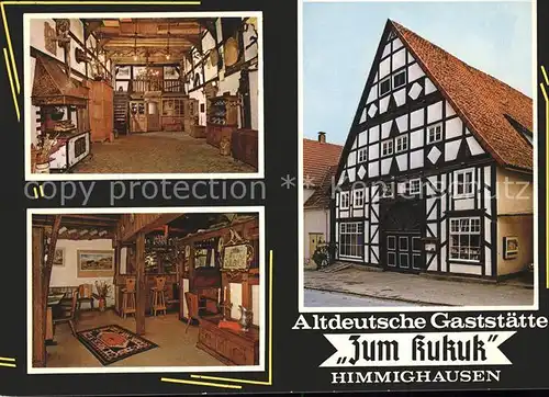 Himmighausen Altdeutsche Gaststaette Zum Kukuk Kat. Nieheim