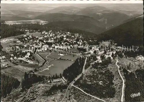 Hahnenklee Bockswiese Harz Luftaufnahme Kat. Goslar