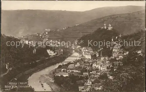 Altena Lenne mit Blick auf Goldstein Kat. Altena