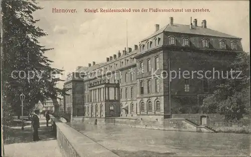 Hannover Kgl Residenzschloss Flusswasserkunst Kat. Hannover