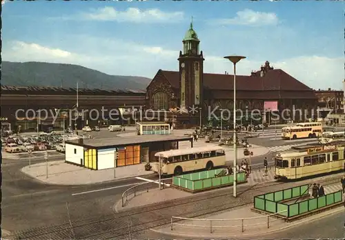 Hagen Westfalen Hauptbahnhof Busse Strassenbahn Kat. Hagen