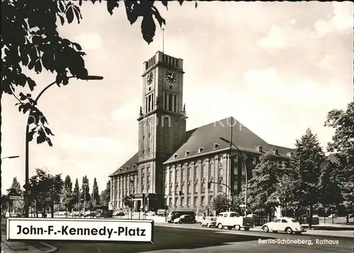 Schoeneberg Berlin Rathaus John F. Kennedy Platz Kat. Berlin