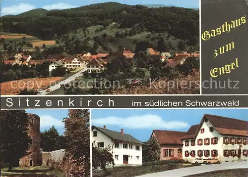 Sitzenkirch Gasthaus Zum Engel Kat. Kandern