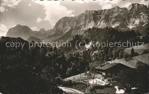 Ramsau Berchtesgaden Cafe Marxen Kat. Ramsau b.Berchtesgaden