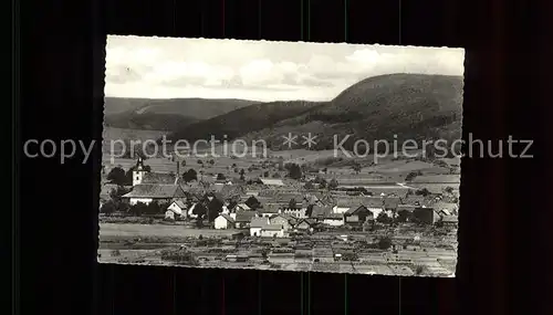 Dassel Solling Blick auf die Amtsberge Kat. Dassel