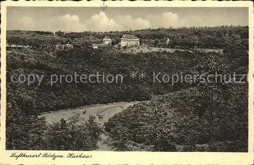 Roedgen Siegen Kurhaus Luftkurort Kat. Siegen