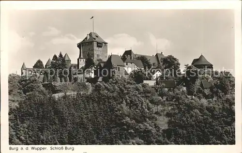 Burg Wupper Schloss Burg Kat. Solingen