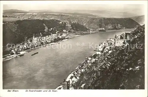 St Goarshausen St. Goar Rhein Kat. Sankt Goarshausen